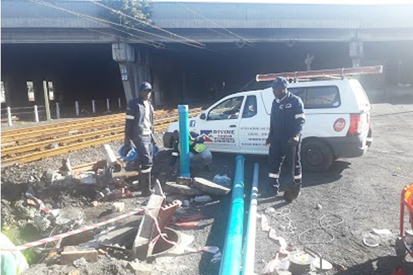 Burst pipe repair and maintenance